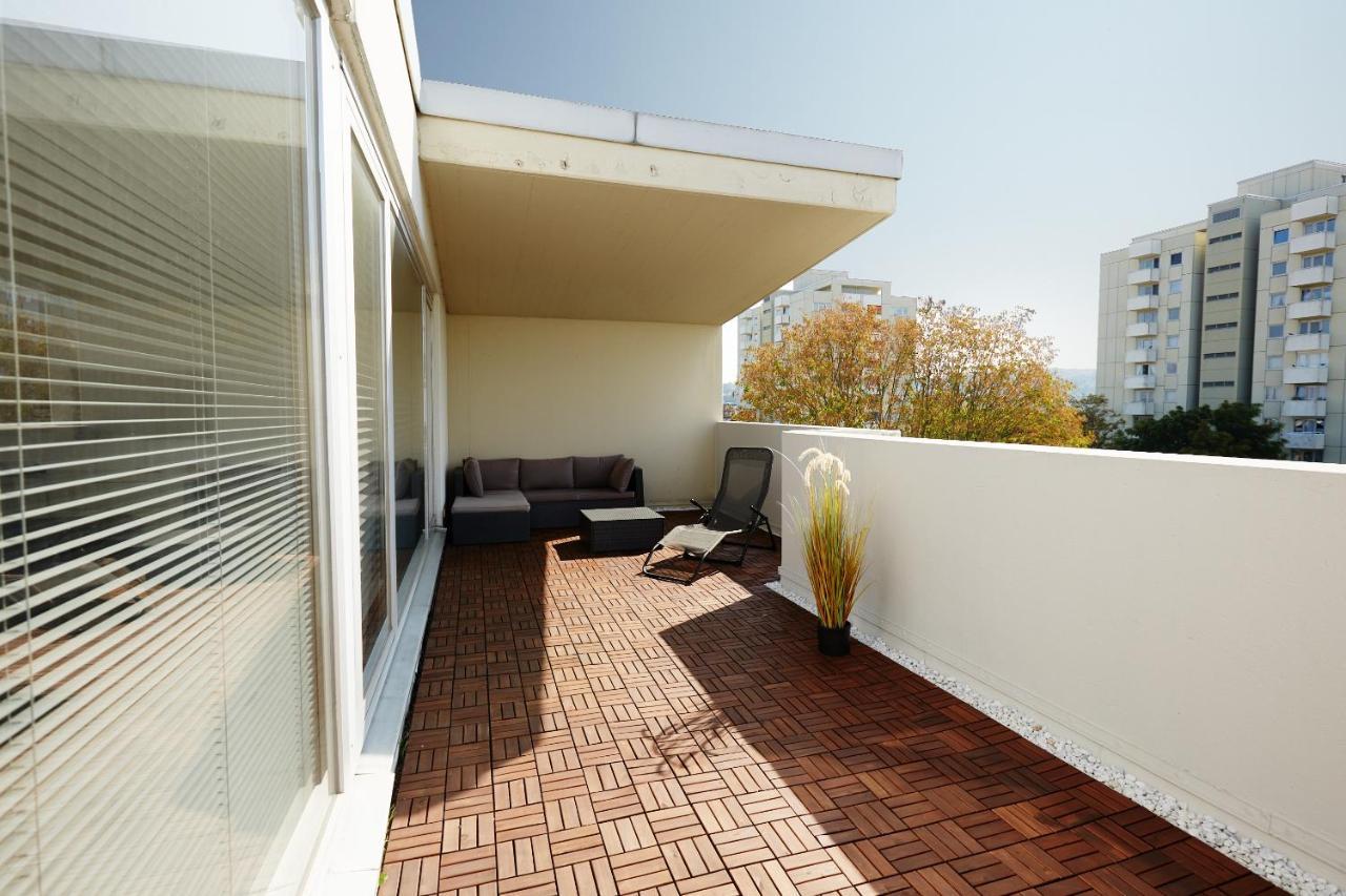 Stylisches Penthouse In Karlsruhe -Durlach Eksteriør billede